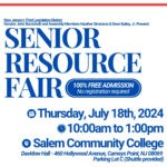 Senior Resource Fair to be Held at Salem Community College on July 18, 2024